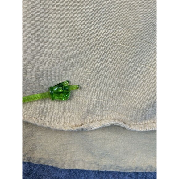 Vintage Tianello Shirt Mens Small Yellow Long Sleeve Tencel Soft 90s Made in USA - Picture 5 of 11